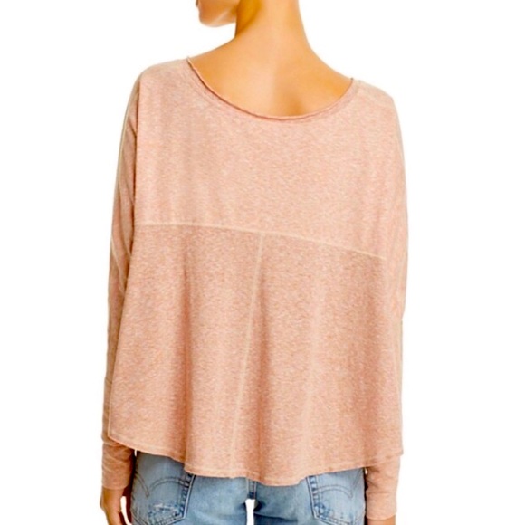 Free People We The Free Cloud Nine Sunset Haze Blush Pullover Top XS - Picture 6 of 14